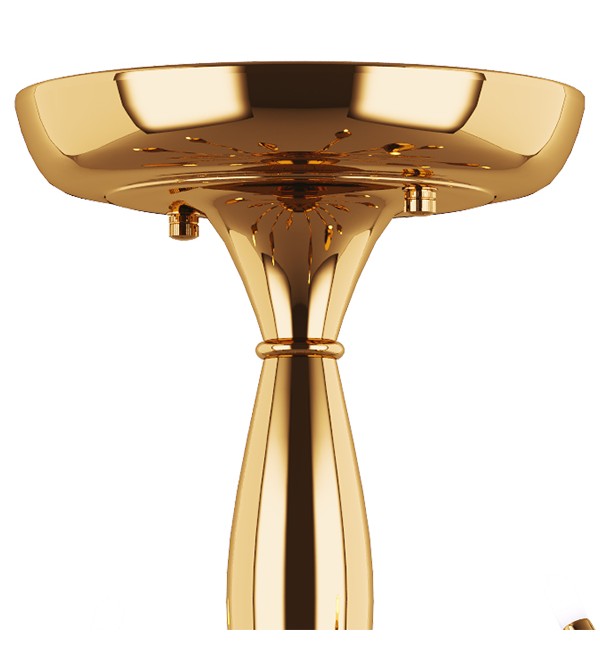 Люстра Illuminati Meta Swan MX8098-12A gold