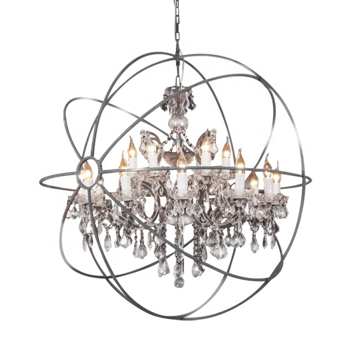 Люстра Delight Collection Foucault'S Orb 5014-D10 chrome