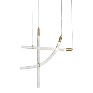 Подвесной светильник Delight Collection OD2412-3 gold/clear