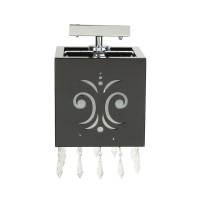 Потолочный светильник MM Lampadari Luxury D042/P1 01 V1607 nero