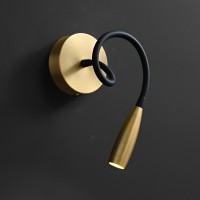 Настенный светильник Delight Collection MT9016-1W brass