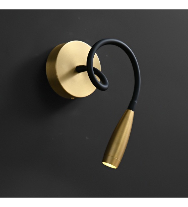 Настенный светильник Delight Collection MT9016-1W brass