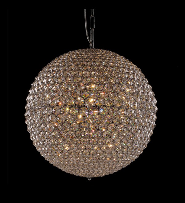 Люстра Illuminati Corso MD103204-9A chrome/clear