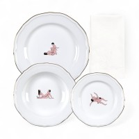 Тарелка Seletti Seikantai5271 ARCHED Set of 3