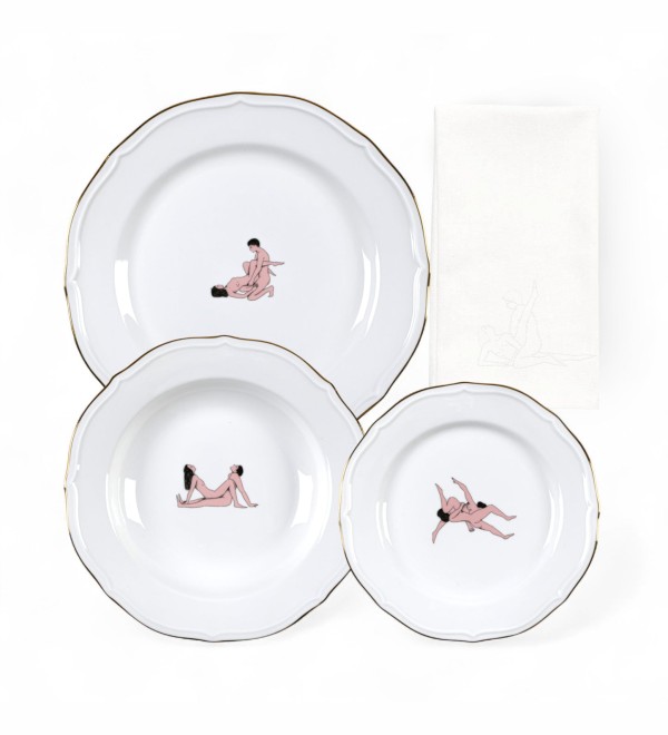 Тарелка Seletti Seikantai5271 ARCHED Set of 3