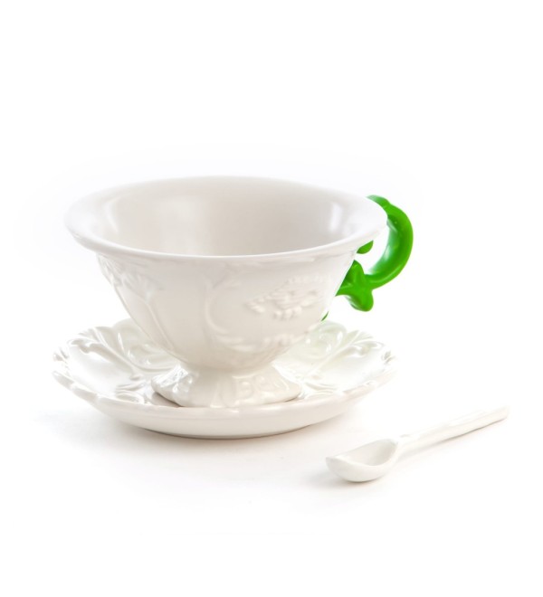 Чайная пара Seletti I-Wares I-Tea Green