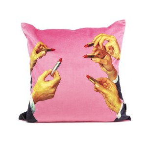 Подушка Seletti Toiletpaper Cushion Pink Lipstick