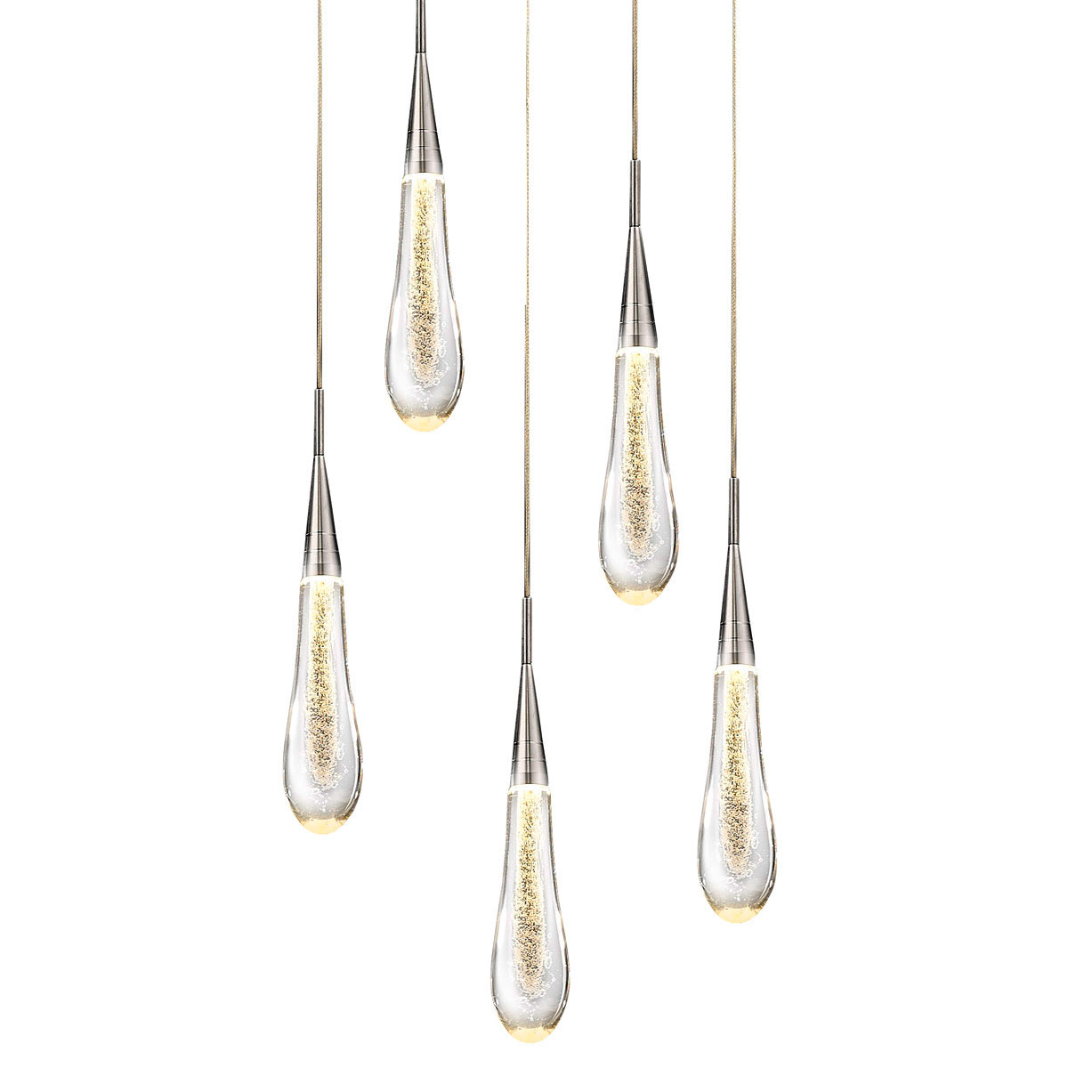 Подвесной светильник Delight Collection Pour 5 chrome