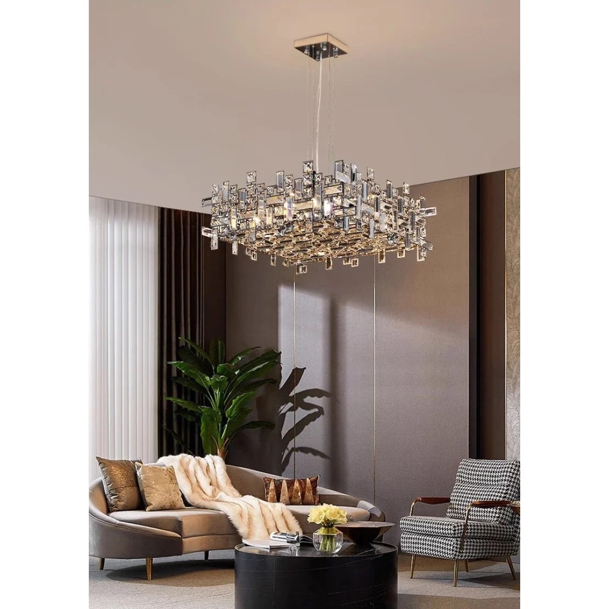 Люстра Delight Collection P7838-W60 chrome