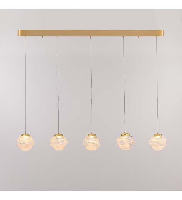 Подвесной светильник Delight Collection MD25030003-5B gold/clear