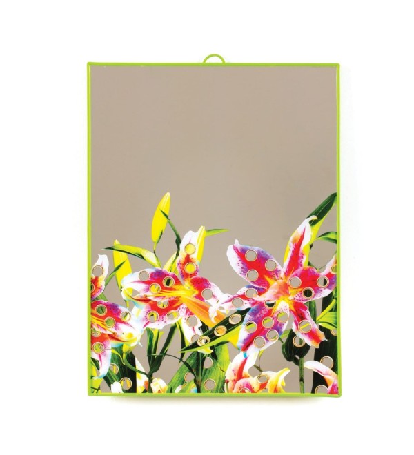 Зеркало Seletti Toiletpaper Mirror Flowers with Holes Big