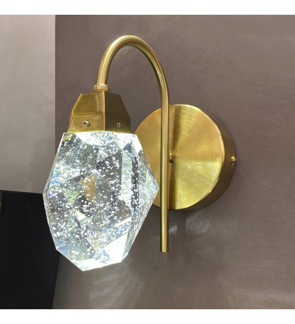 Настенный светильник Delight Collection Crystal rock gold