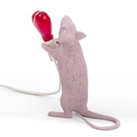 Настольная лампа Seletti Mouse Lamp Love Edition USB