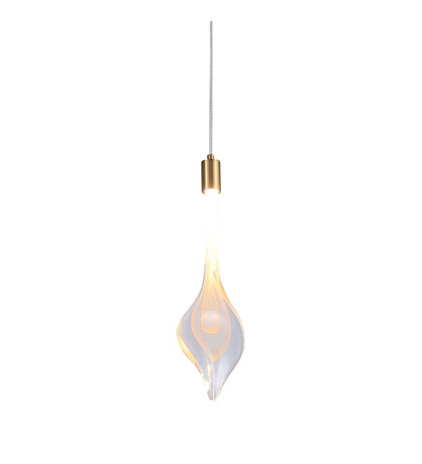 Подвесной светильник Delight Collection P98066-1 antique brass