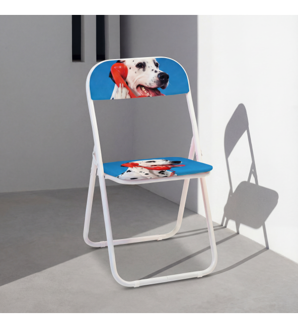 Складной стул Seletti Toiletpaper Pets Dog Call Center