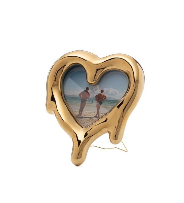 Рамка для фотографий Seletti Melted Heart Gold