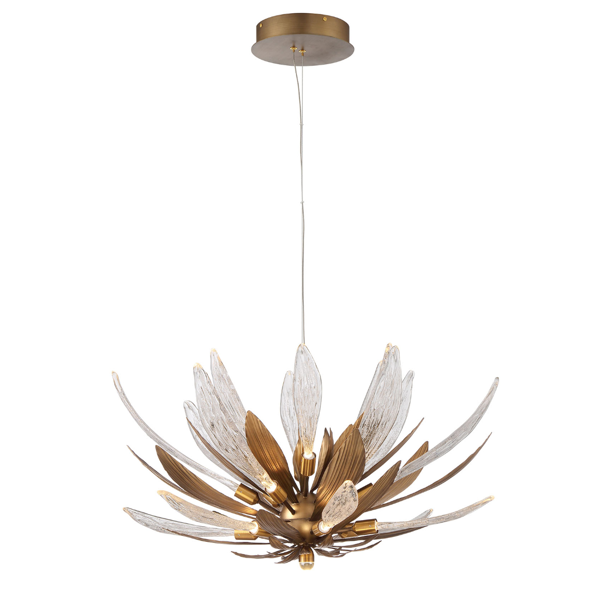 Люстра Delight Collection RP168416-19 bronze/clear