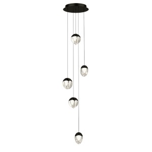 Подвесной светильник Delight Collection MD24001033-5A black/clear
