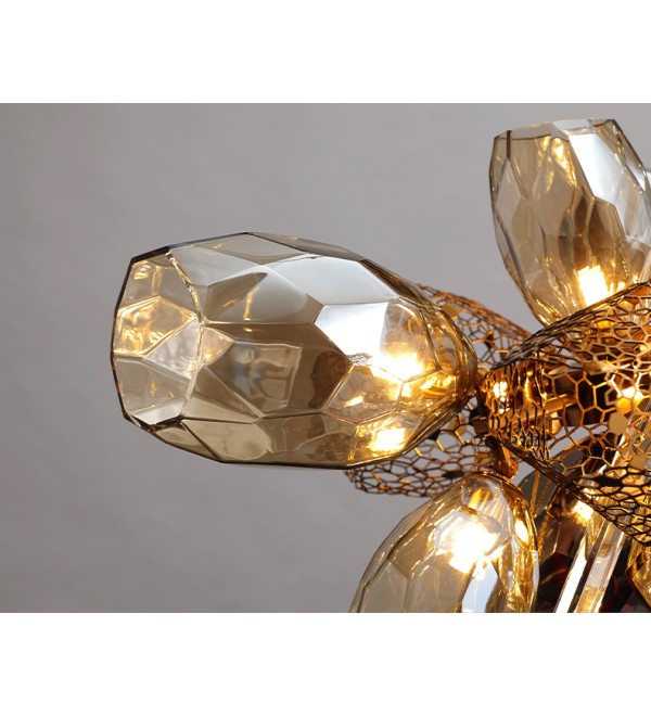 Настенный светильник Delight Collection Britannica 8898W gold/smoky