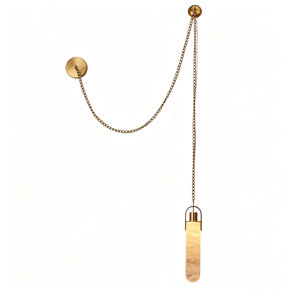 Подвесной светильник Delight Collection 26504P Brass / White Alabaster