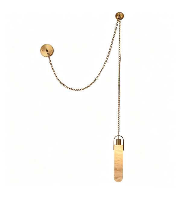 Подвесной светильник Delight Collection 26504P Brass / White Alabaster