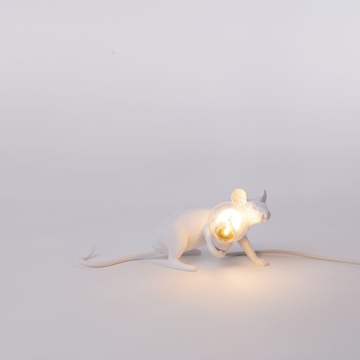 Настольная лампа Seletti Mouse Lamp Lyie Down USB