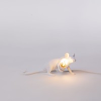 Настольная лампа Seletti Mouse Lamp Lyie Down USB
