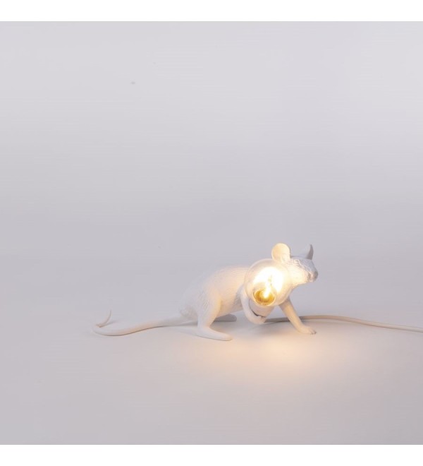 Настольная лампа Seletti Mouse Lamp Lyie Down USB