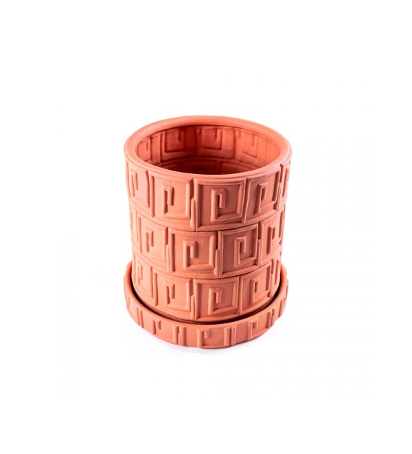 Цветочный горшок Seletti Magna Graecia Greca (кирпичный)