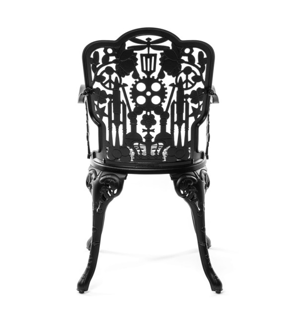 Стул Seletti Industry Collection Aluminium Black (черный)