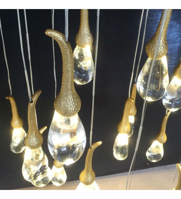 Подвесной светильник Delight Collection Seed OMG07287-1 C2 gold