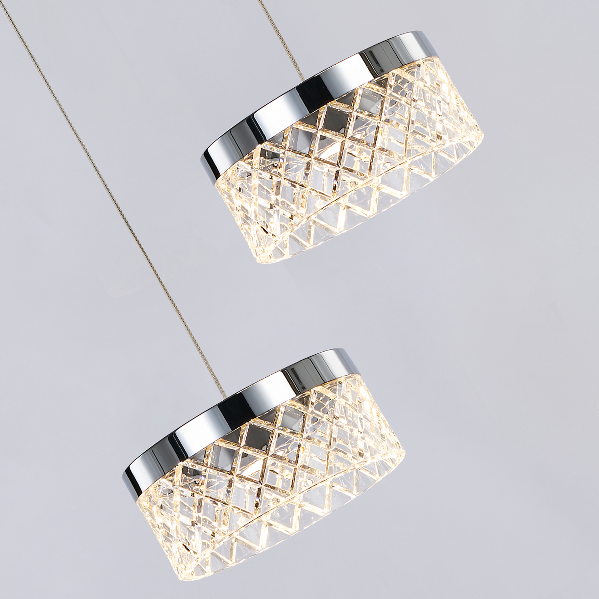 Подвесной светильник Delight Collection Diamond cut MD21020075-5A chrome