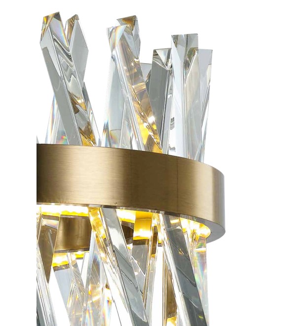 Настенный светильник Delight Collection Akasha 250A light antique brass