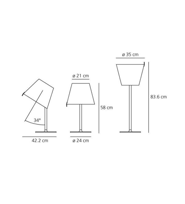 Настольная лампа Artemide Melampo 0315010A