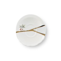 Кофейная пара Seletti Kintsugi (белый, золотой, арт. 09642)