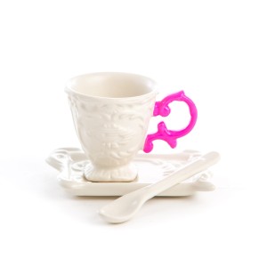 Кофейная пара Seletti I-Wares I-Coffee Fuchsia