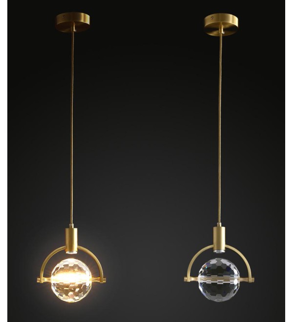 Подвесной светильник Delight Collection 2121P/A brass/clear