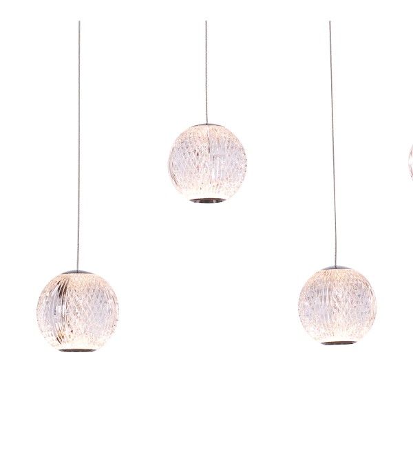 Подвесной светильник Delight Collection Elliot Diamante MD20001012-5B chrome