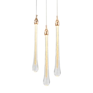 Подвесной светильник Delight Collection Teardrop 3 gold