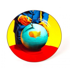 Тарелка Seletti Toiletpaper Porcelain Globe