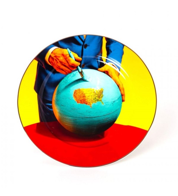 Тарелка Seletti Toiletpaper Porcelain Globe