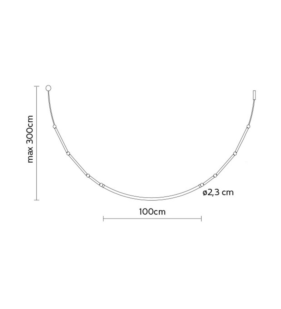 Подвесной светильник Karman Leda black