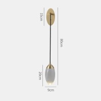 Настенный светильник Delight Collection Celestial MT8847-1W brass
