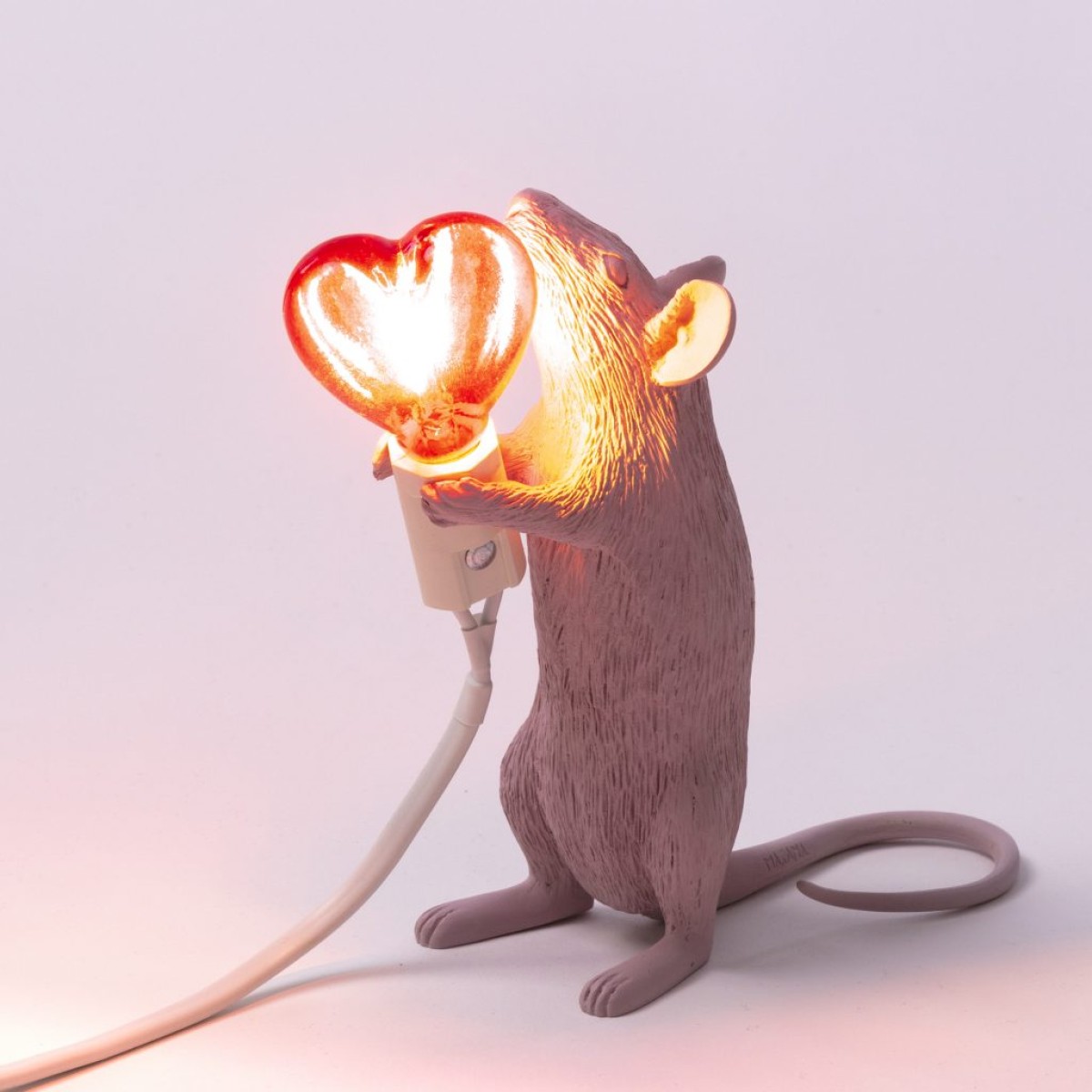 Настольная лампа Seletti Mouse Lamp Love Edition USB