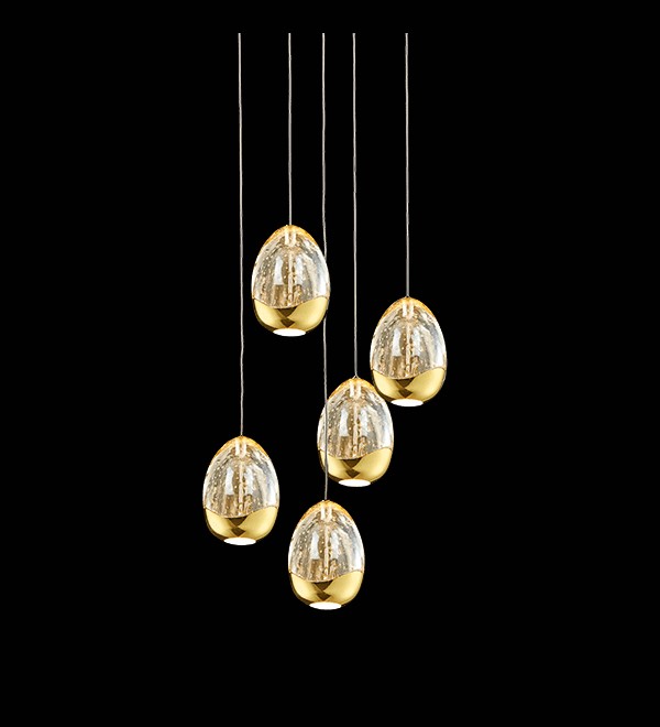 Подвесной светильник Delight Collection Terrene MD13003023-5A gold