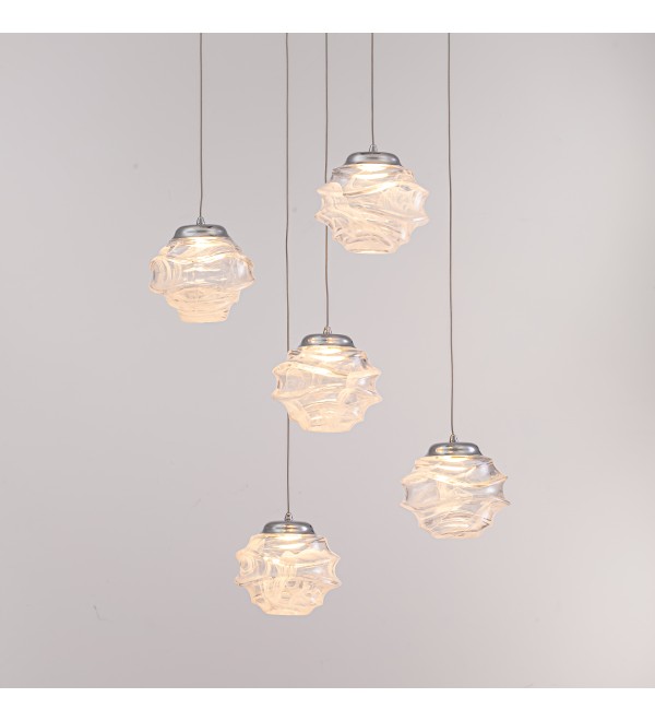 Подвесной светильник Delight Collection MD25030003-5A chrome/clear