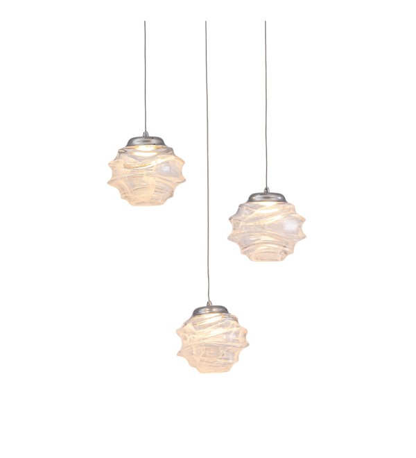 Подвесной светильник Delight Collection MD25030003-3A chrome/clear