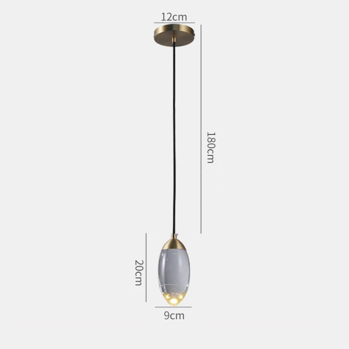 Подвесной светильник Delight Collection Celestial MT8610-C brass