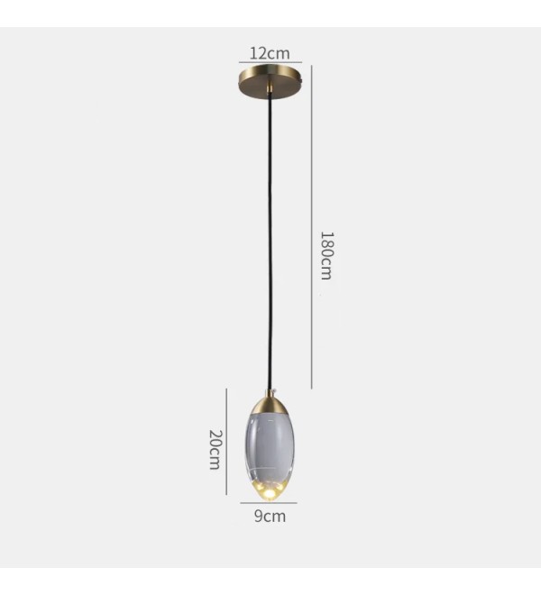 Подвесной светильник Delight Collection Celestial MT8610-C brass