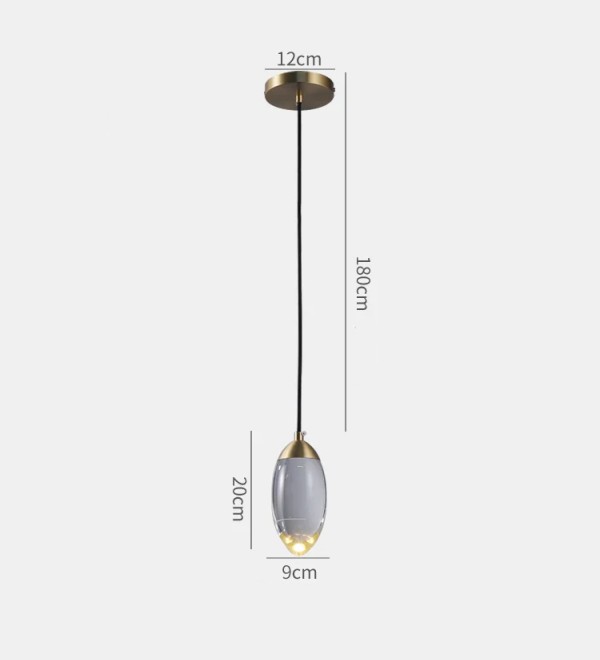 Подвесной светильник Delight Collection Celestial MT8610-C brass